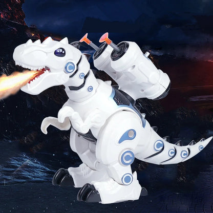 Large Spray Mechanical Dinosaurs Toy Launching missiles Cartoon Electronic Walking Animal Model Tyrannosaurus Rex Robot Kids Toy