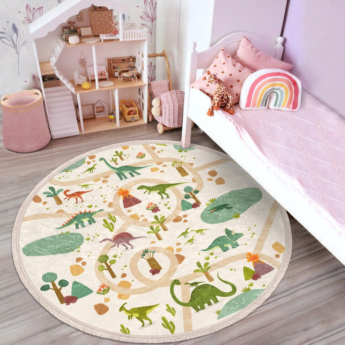 Dinosaur Kids Room Area Rug