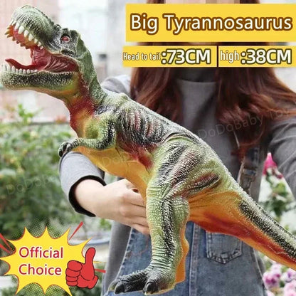 Super Big Soft Dinosaur Toys: Tyrannosaurus Rex, Brachiosaurus, Shark Puppets from Dinosaur Park Worlds. Perfect Toys for Boys and Kids.